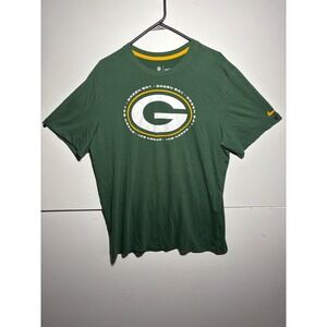 Nike Green Bay Packers XL T-Shirt Football Graphic Tee Mens‎ NFL team apparel